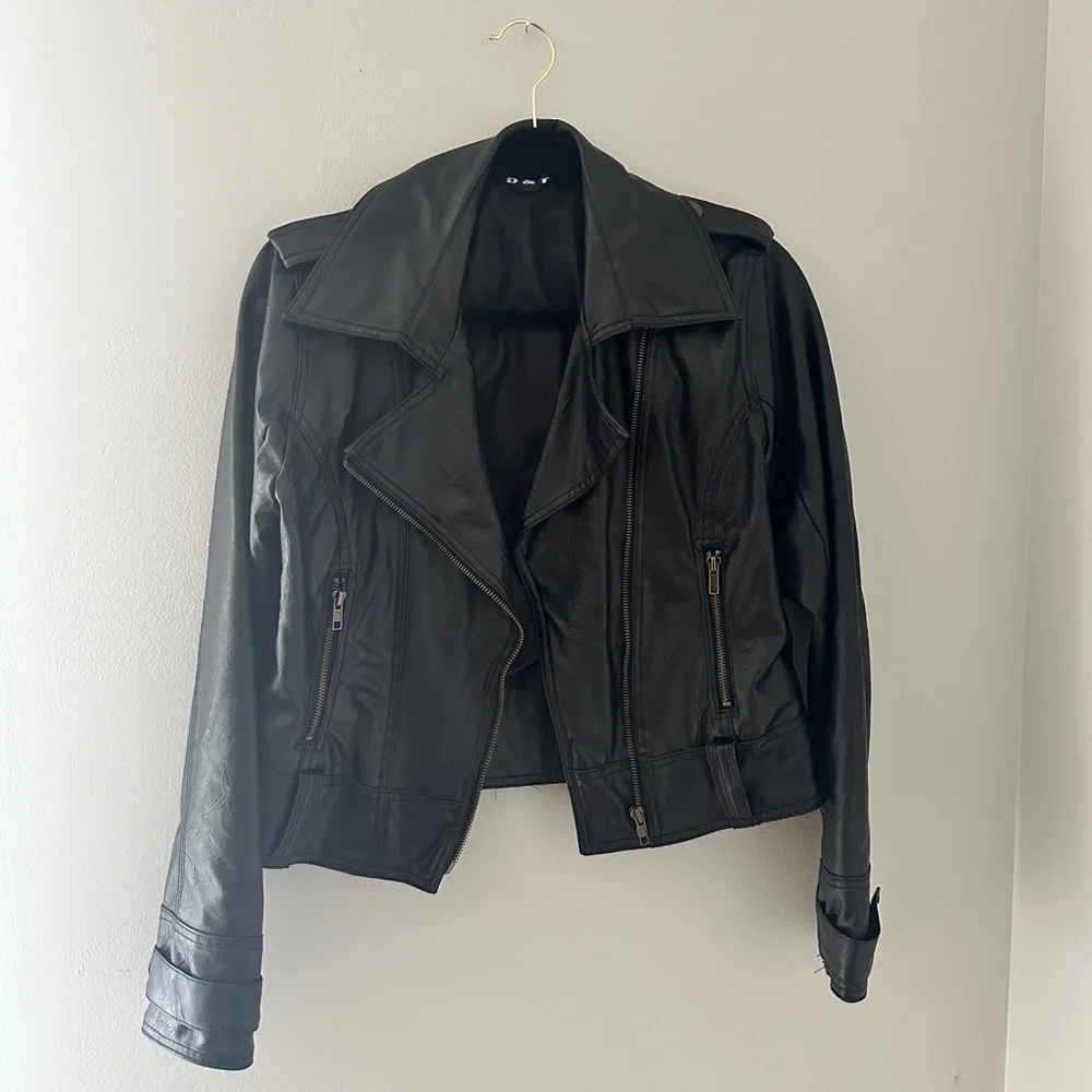 Faux Leather Jacket - Picture 2 of 7